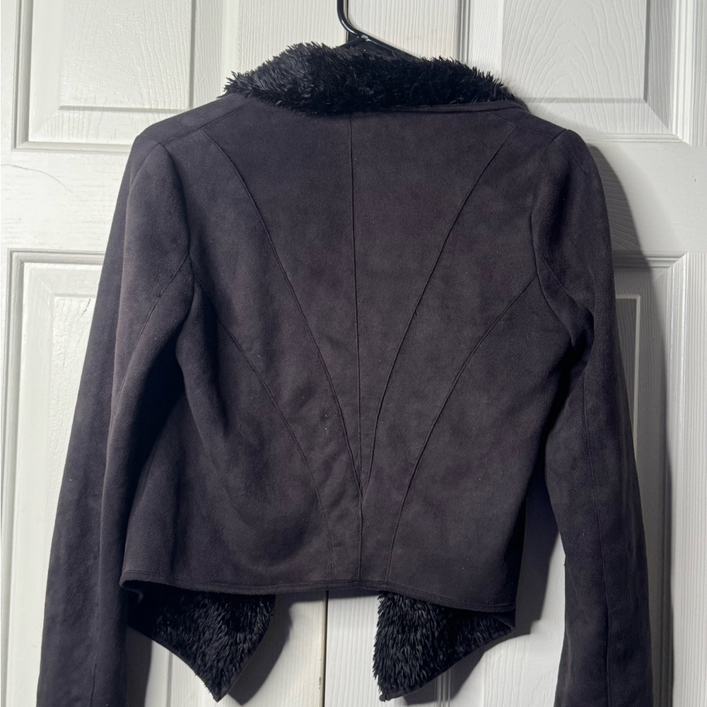 Piko 1988 Black Faux Fur Lined Jacket - Picture 12 of 14